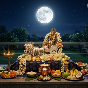 Moon (Chandra) Puja